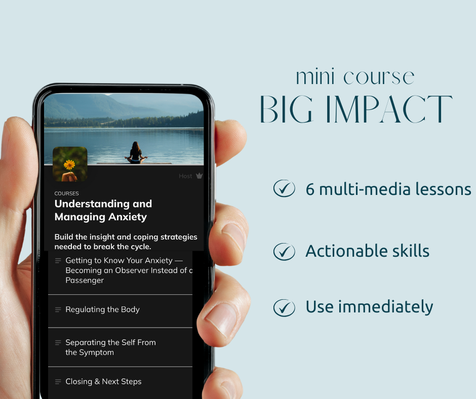 Understanding and Managing Anxiety